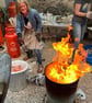 One-of-a-kind Raku wise owl sculpture - Image 4