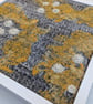 Summer Seconds Coastal Dreams Textile Art Sunburst Rain FRAMED - Image 3