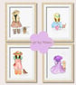 Whimsical Children's Illustration Prints – Set of 4 or Sold Individually