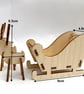 Santa Sleigh and Reindeer Decorations, DIY Crafts - Image 3