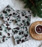 4 Quilted Fabric Christmas Coasters - Image 1