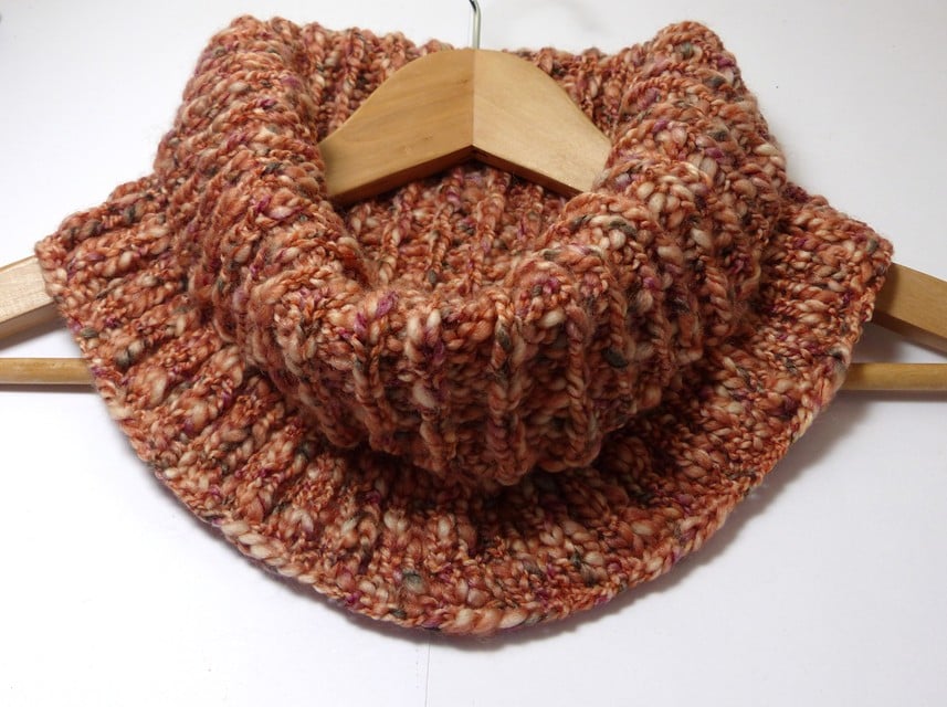 Perfectly Imperfect- Hand Knitted Cowl
