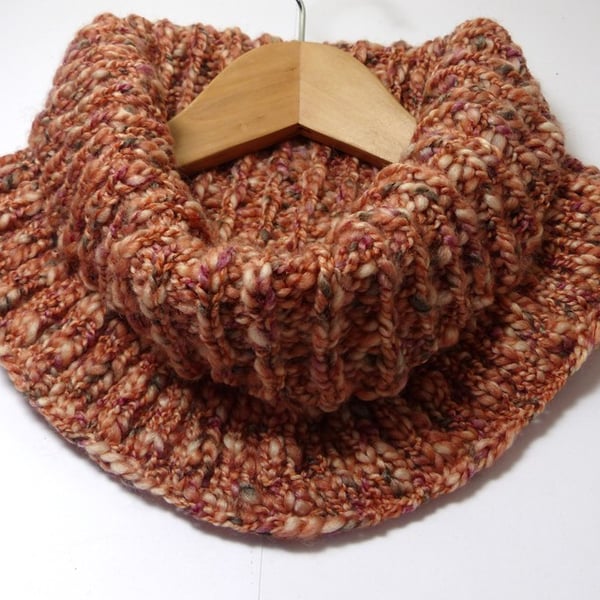 Perfectly Imperfect- Hand Knitted Cowl