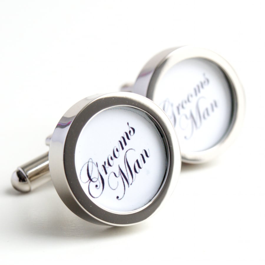 Groomsman Cufflinks Personalised Wedding Cufflinks for All Your Wedding Party