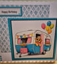 Caravan Happy Birthday Greeting Card