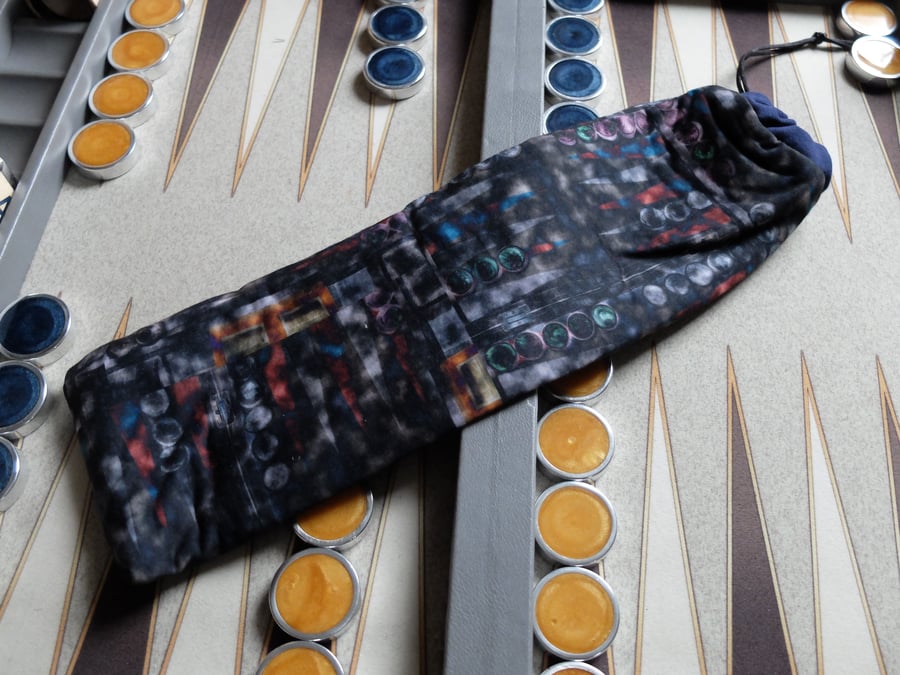 Camera stand bag for small take-apart camera stand abstract BG board fabric