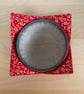 Gold Leaves Fabric Quilted Reversible Bowl Cosy - Image 3