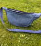 Denim cross body bag - Dark blue - Upcycled - sustainable fashion - Image 4