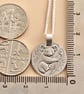 Koala Engraved Sterling Silver Coin Necklace - Image 4
