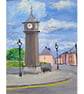 Clock Tower St. Just, Cornwall, Small Acrylic Painting on Yupo Paper Mounted - Image 7
