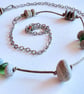 Pebble and cord necklace  - Image 1