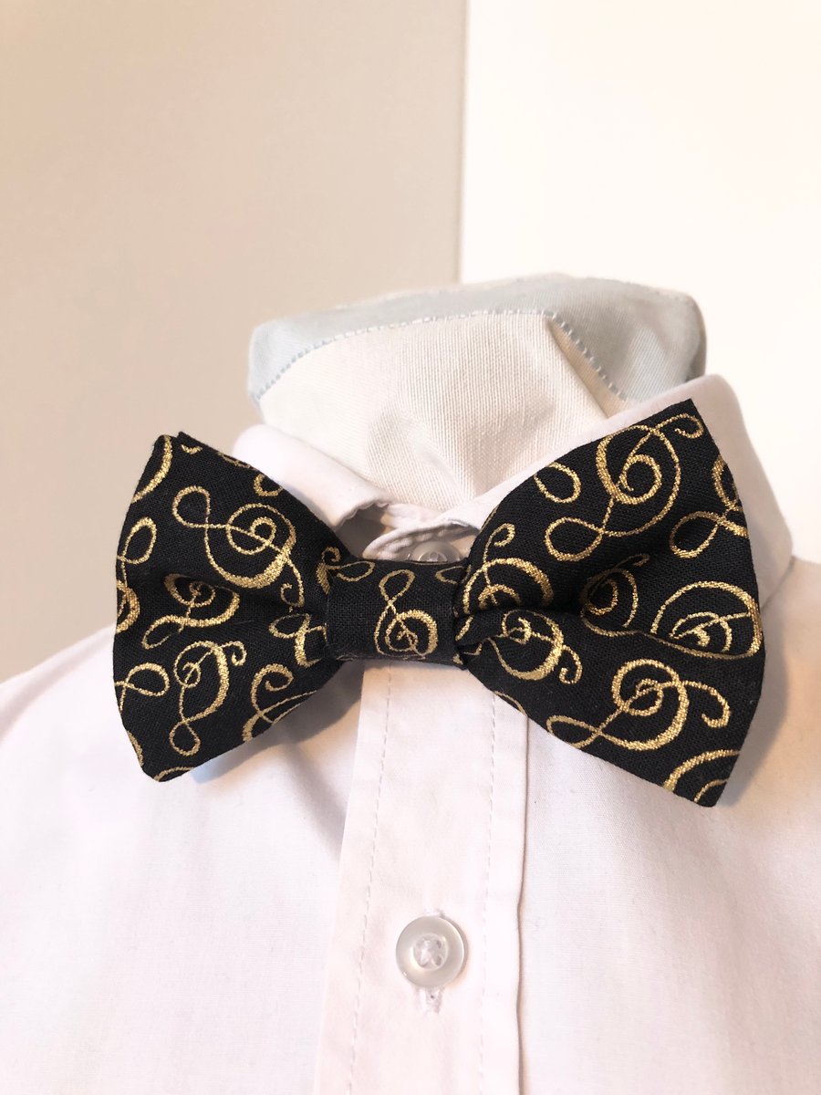 Bow Tie Music Treble Clef Composer Pianist Violin Concert Student Gift