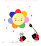 Painting Happy - A5 Giclee Print - Image 1