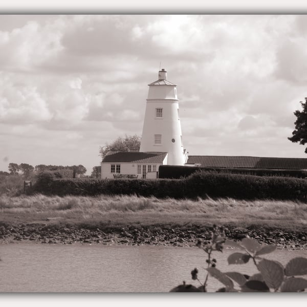 A4 Print Of The Sir Peter Scott Lighthouse (East Bank Lighthouse)