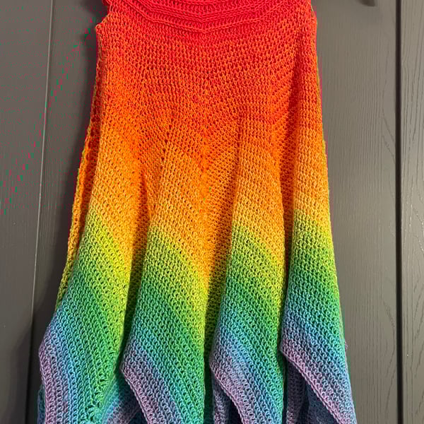 Crocheted fairy dress
