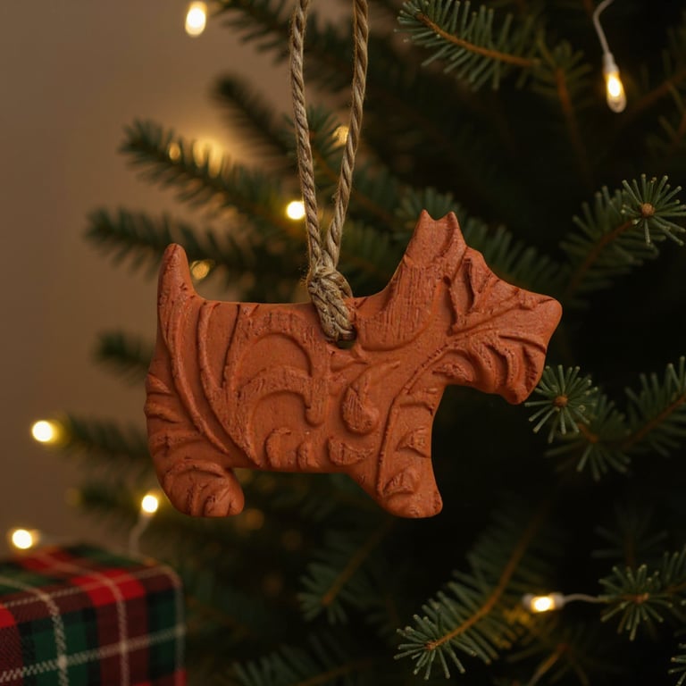 "Wee Dug" Terracotta Hanging Aromatherapy Diffuser
