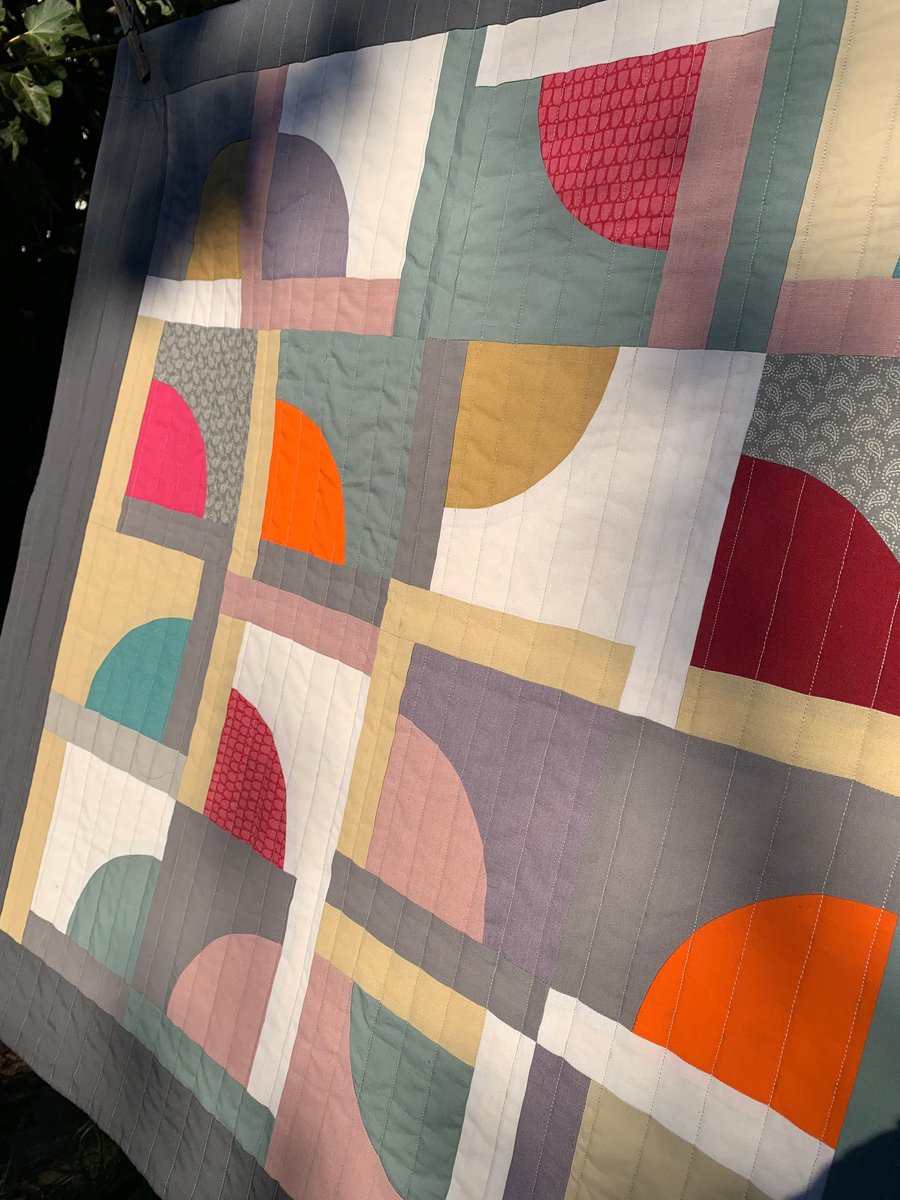 Moderncontemporary quilted wall hanging