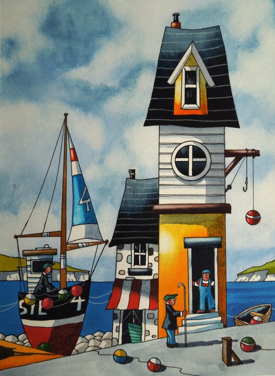 Cornish Harbour   11 x 8 "
