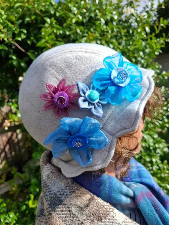 Winter Fleece Vintage Style Ladies Cloche Hat
