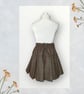 Brushed Wool Check Pleated Skirt with Pocket. 5-7yrs. G41 - Image 6