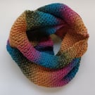 Crochet Infinity Scarf Sunset - cosy and stylish!