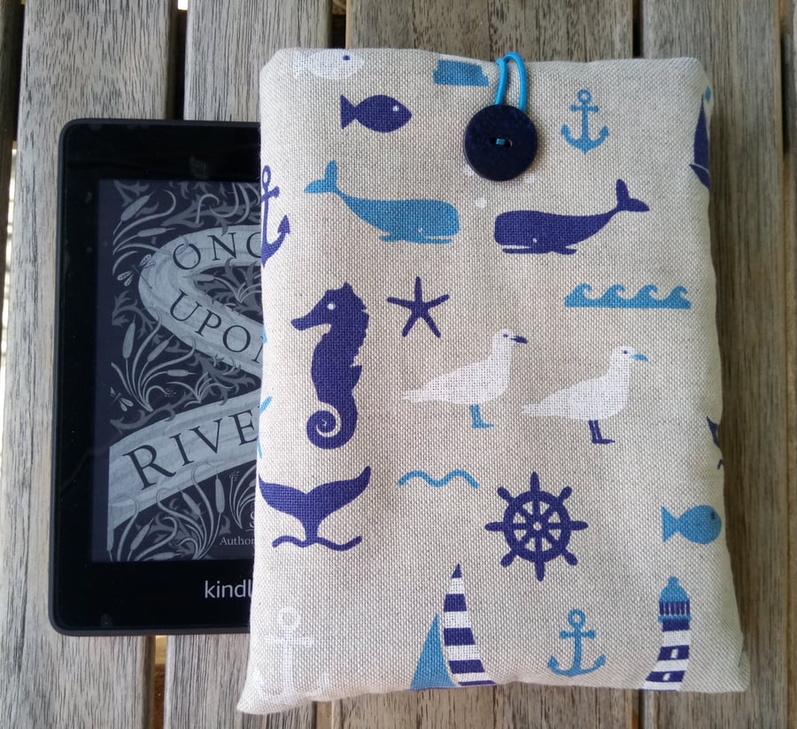Kindle cover paperwhite seahorse 