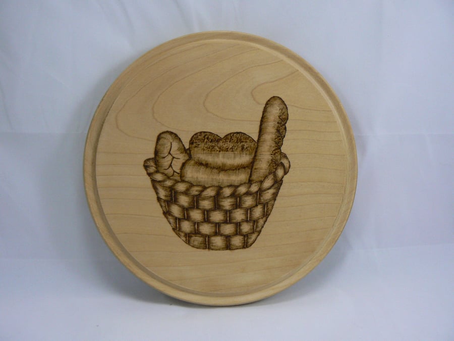  chopping board (pyrographed bread basket)