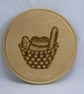  chopping board (pyrographed bread basket) - Image 1