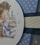 First Birthday Card - Little Boy With Cake - Image 3