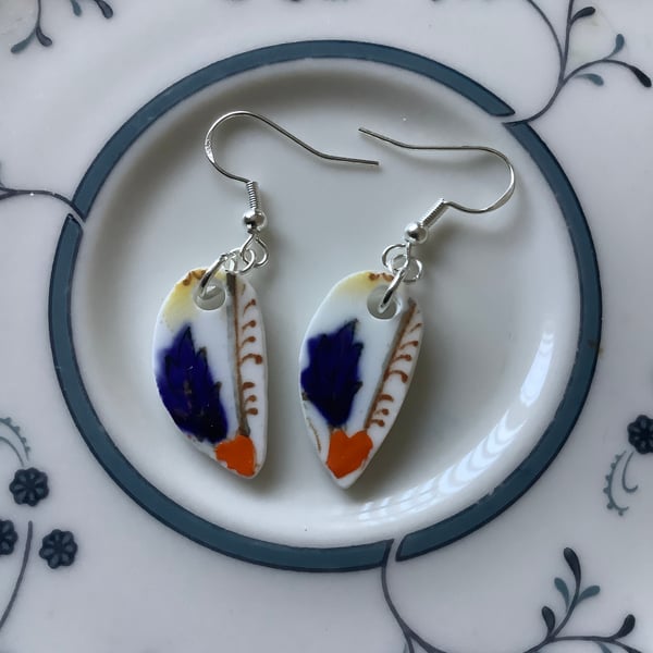 Handmade Drop Earrings, Eco Friendly Gifts, Unique Earrings.