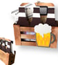 3D Beer Crate Card 