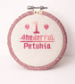 One-derful' First Birthday Cross Stitch Pink  - Image 2