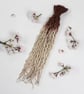 Brown Ombre - Wool Dreadlocks - Choose Your Amount and Length - SE or DE