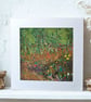 Textured painting - landscape - nature study - acrylics - letterbox gift - Image 3