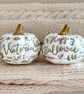Mini personalised happy halloween pumpkin - Image 1