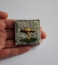 Mushroom in the Moss Embroidered Brooch - Image 2