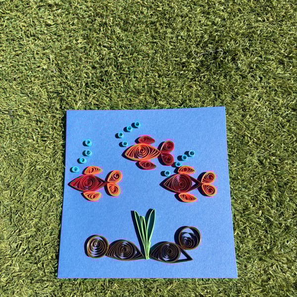Handmade Quilled Card