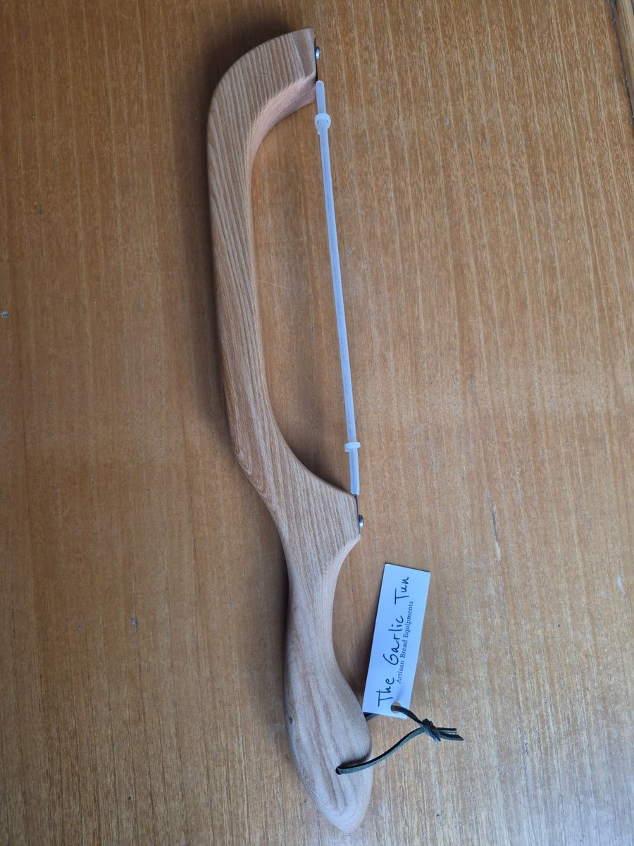 Right hand Elm Appalachian bow saw bread knife 