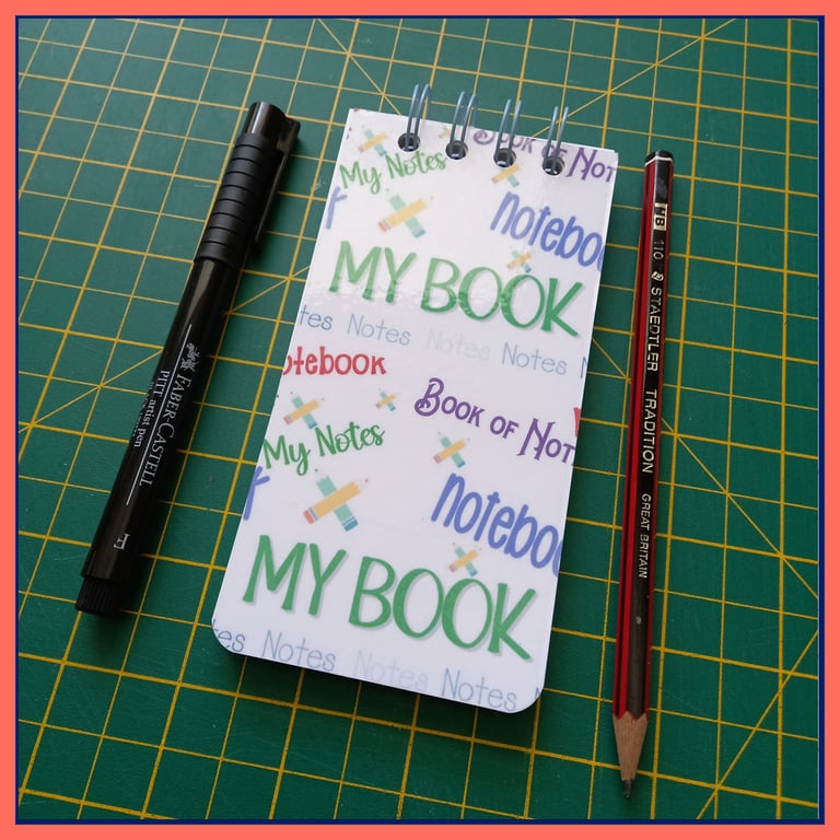 Sprial Wire Bound Notebook 7x14cm