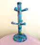 Decopatch upcycled mug tree with colour pop 