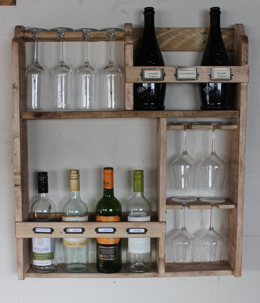 Prosecco & wine bottle storage rack