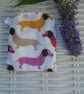 Cute Sausage Dog Themed Coin Purse or Card Holder. - Image 1