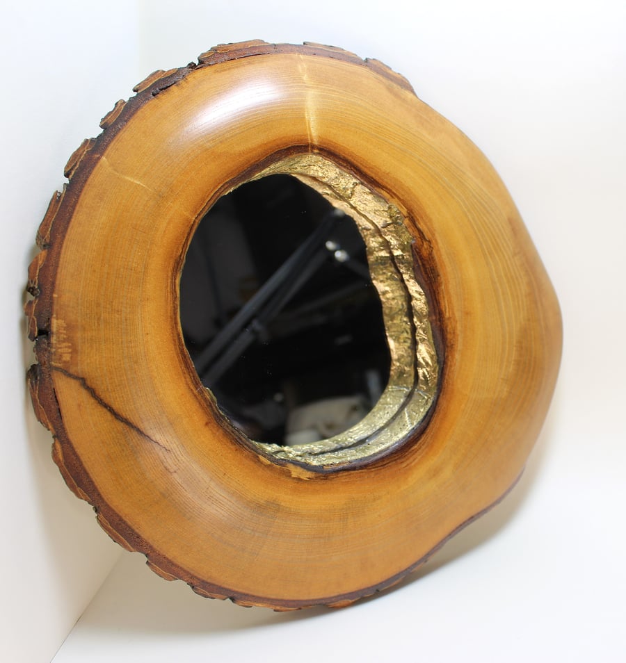 Walnut Live Edge Mirror