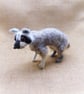 Model of Raccoon, Needle Felted Animal, Poseable Raccoon Figurine - Image 2