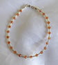 Unique Carnelian and Sterling Silver Bracelet - Image 1