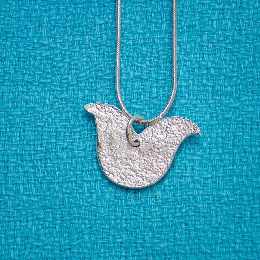 Tulip Head Silver Pendant (FSP24)