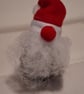 Pine Cone Christmas Gonk decoration with red Nose