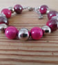 Handmade beaded bracelet and earring set. - Image 4