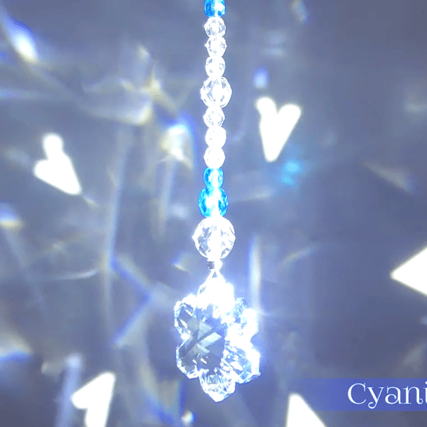 Suncatcher snowflake dangle hanging decoration handmade cute