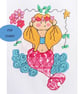 Mermaid cross stitch chart Instant digital Download PDF Pattern